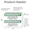 Signmission Safety Culture Sign, 14 in Width, Vinyl Decal, Rectangle, Bilingual OS-2PACK-EM-D-1014-L-10337 - alternate 2